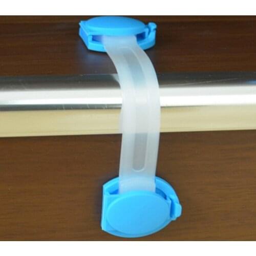 5pcs/lot Plastic Child Lock Children Protection Baby Safety Infant Security Window Lock Door Interlocks Fridge Lock