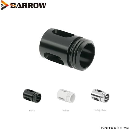 Barrow G1/4 Multiple Flow Reversing Buffer Multi Stage, Watercooling Fittings Delicate Gadget, White Black Silver,TDSHH-V2