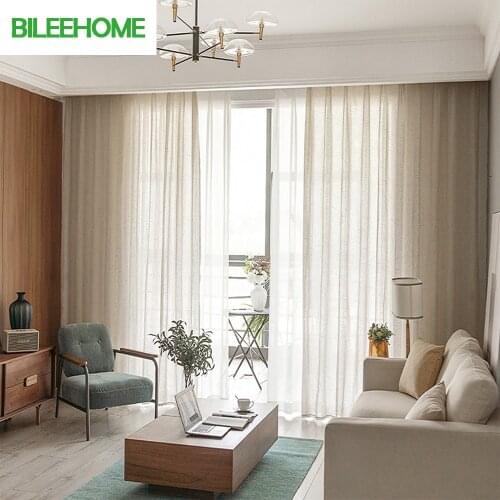 BILEEHOME Curtains In The Living Room On The Window