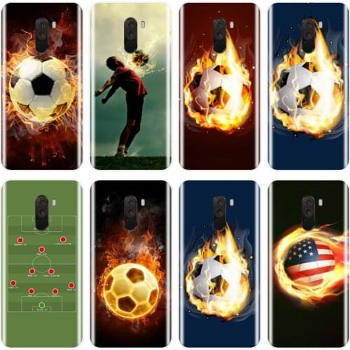 Fire Football Soccer Ball Cover Soft Silicone Phone Case For redmi NOTE 4 5 6 7 NOTE 4X 5A 5 6 For redmi 4 4A 4X 5A 5 PLUS 6 pro