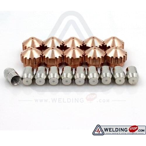 SAF 20/40/100 PLAZCUT NERTAJET Plasma Cutter cutting torch electrodes nozzle tips 0408-2404 & 0408-2385 PKG/20