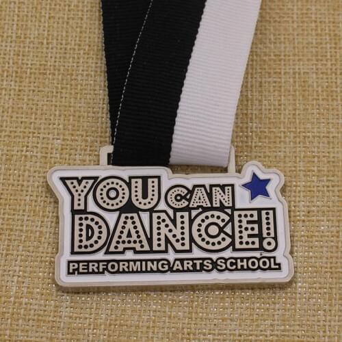 Custom Performing Arts School Dance Medal with Ribbon