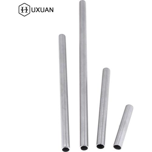 304 Stainless Steel Capillary Tube 8mm OD 7mm ID 50mm/80mm/100mm/200mm Length Silver For Hardware Accessories