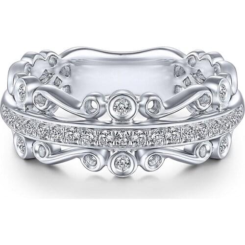 Women Zircon Ring European American Temperament Wild Ladies Ring High Quality Delicate Party Cocktail Ring Girlfriend Gift