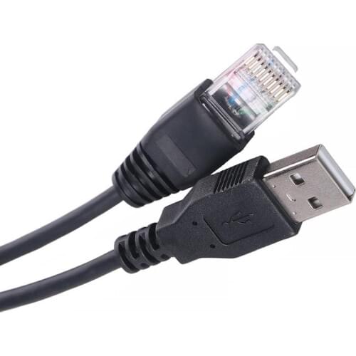 USB to RJ50 Console Cable AP9827 Cable for APC Smart UPS 940-0127B 940-127C 940-0127E with Molded Strain Relief Boot