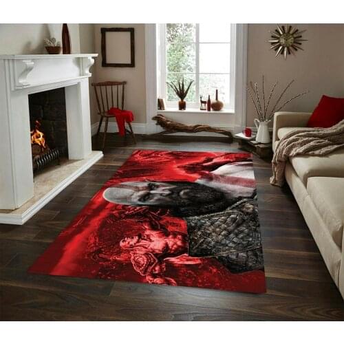 Kratos God Of War Patterned Carpet ,Non Slip Floor Carpet,Teens Carpet,Turkish Rug
