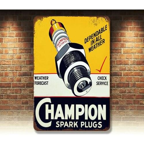 Retro Poster Vintage Metal Tin Sign Garage Plates Pub Wall Customization Decor