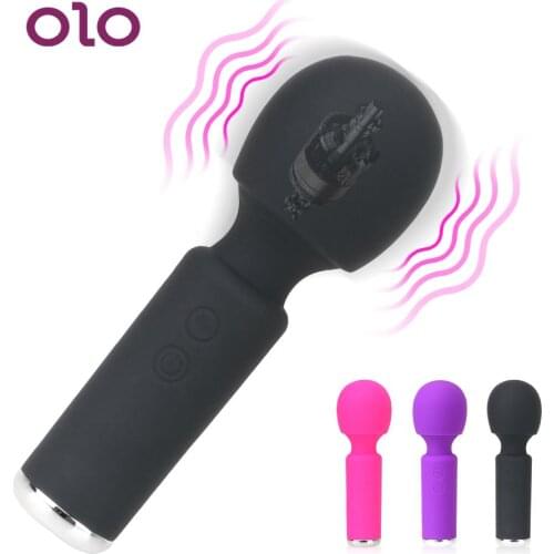 Mini Magic Wand AV Stick 10 Frequency Dildo Vibrator G-spot Massager Vagina Clitoris Stimulator Adult Products Sex Toy for Women