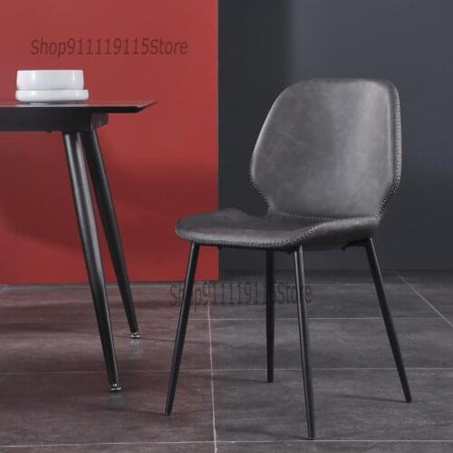 Nordic Scarlett Design Style Chair Back Retro Leisure Chair Post Modern Luxury Dining Chair Package