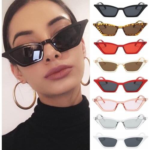 New Fashion Vintage Cat Eye Sunglasses Fashion Small Frame UV400 Sun Shades Glasses Street Eyewear Gifts