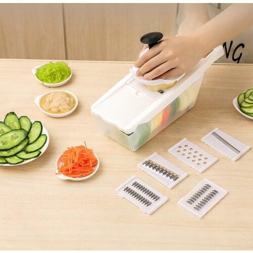Vegetable Cutter Multifunction Fast Slicer Potato Carrot Grater Stainless Steel Convenient Grater Shredder Kitchen Tools