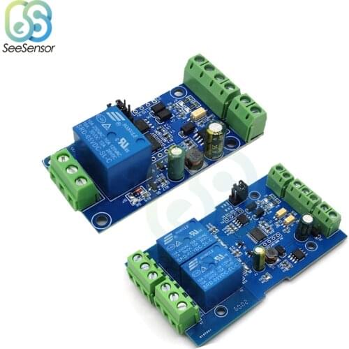 Modbus-Rtu 1/2 Channel 7-24V Relay Module Switch Modbus RTU 4 Channel Relay Output 12V Switch Input 485 Communication TTL Pin