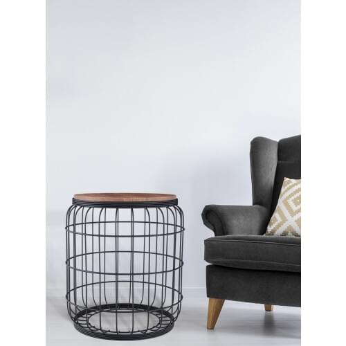 Modern Coffee Table Black Walnut ,Home Office,Living Room,Lattice Design