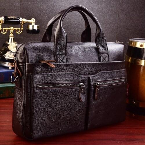 2021 Hot Fashion Male Handbags Brand Fashion Designer Leather Messenger Briefcase Mens Business Bags Ipad Computer Bags