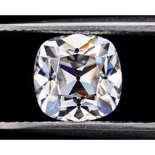 Loose Moissanite Stone classic old mine cut 6*6mm test positive EF quality loose gems moissnaites hot sale