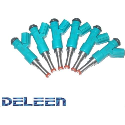 Deleen 6x High impedance Fuel Injector 23250-0P010 / FJ1084 For Toyota Car Accessories