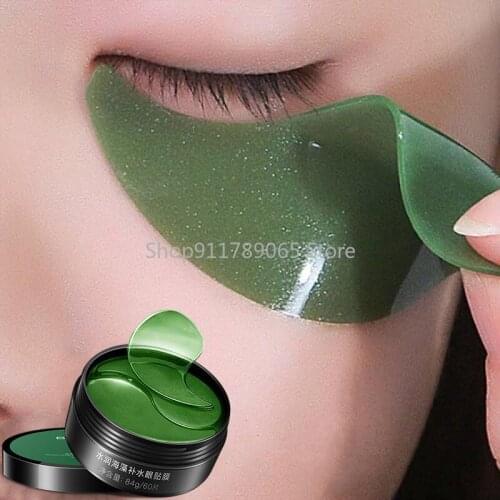 Moisturizing Seaweed Moisturizing Green Eye Mask 60 Flashes Dark Eyebags Tightening Skin Care Products