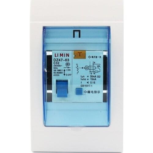 2-3 Ways Waterproof Circuit Breaker Distribution Protection Box Indoor Wall Mount Plastic Box With Electric Transparent Cover