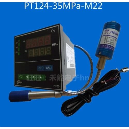 High temperature melt pressure sensor + intelligent pressure instrument, PT124-35MPa-M22