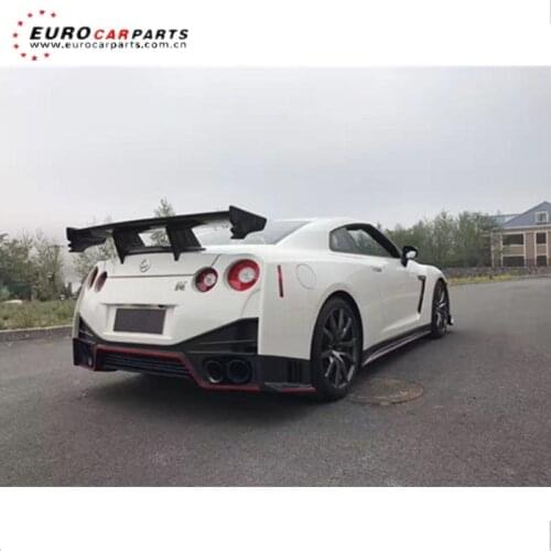GTR R35 carbon fiber rear wing for GTR R35 to Nismo style Nismo performance rear spoiler for GTR carbon finber