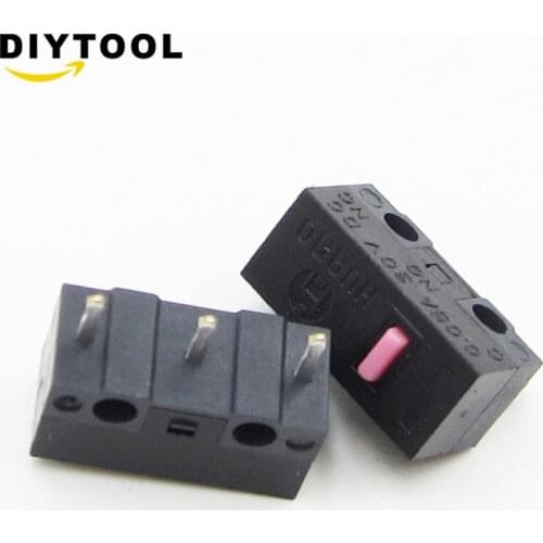 10PCS Button Switch 3Pin Mouse Switch Microswitch For RAZER Logitech Mouse Micro Push Button Switch