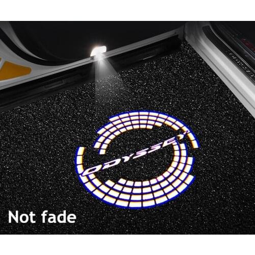 2PCS Door Logo Lights courtesy Light for H-onda Odyssey projector LED door warning light 3D shadow ghost puddle lamp