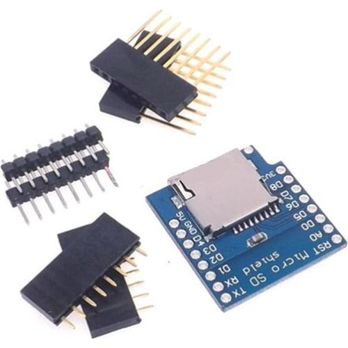 2Pcs MICRO SD TF CARD TF card reader module FOR D1 mini WIFI expansion board learning board