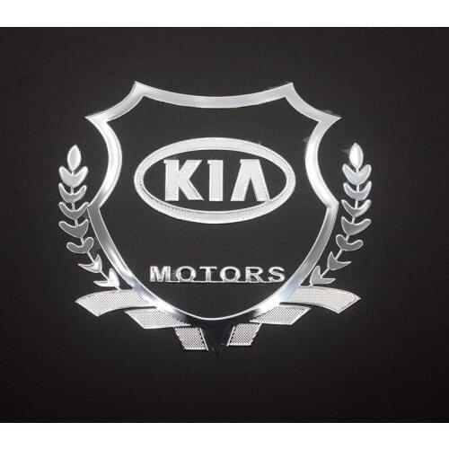 3D Metal Car Styling Side Door Badge Stickers Side Window Emblem Decals For KIA Cerato Sportage R K2 K3 K5 RIO 3 4 sorento
