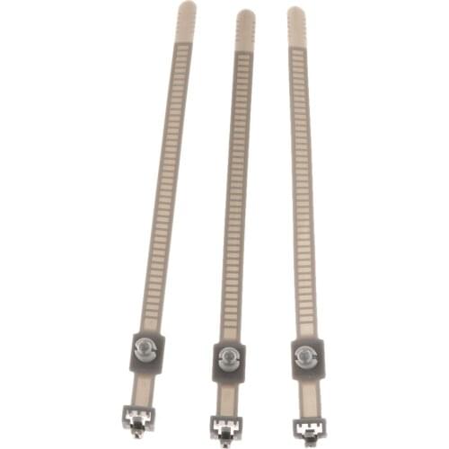 48 Pieces Car Boat Mounting Zip Tie Wrap Push Rivet Clip Wiring Clamp 170mm