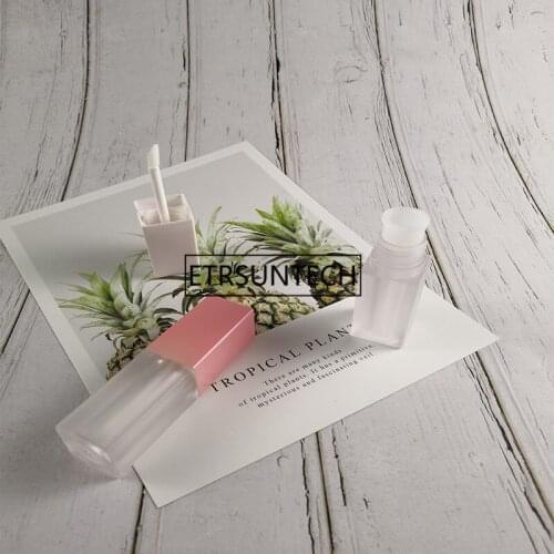 5ml frosted Lipstick Tube Empty Glass Lip Gloss Bottle DIY Lip Glaze Cosmetic Container Bottle F1689