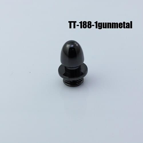 50pc SCREWBACK SPIKE TT- 188-1 leathercraft Gunmetal