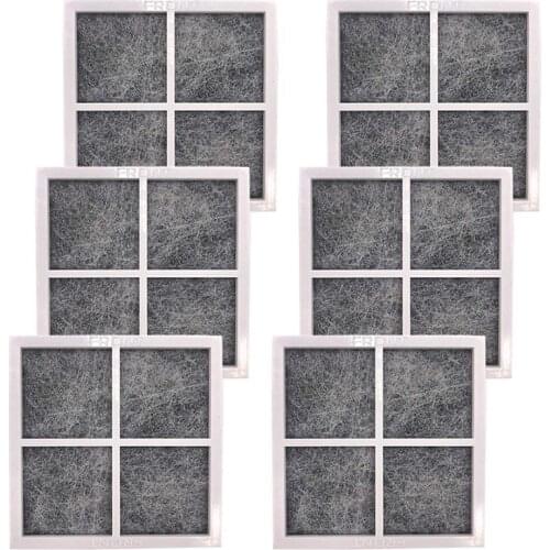 6 Pcs Replacement Air Filter for LG LT120F Kenmore Elite 469918 Refrigerator Adq73214402, Adq73214404