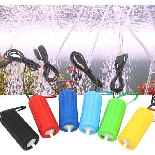 Aquatic Terrarium Filter Mute Energy Saving Supplies Fish Tank Accessories Aquarium Fish Tank Oxygen Air Pump Mini USB