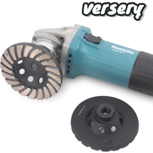 Free Shipp 4 inch 100mm M14 Thread Diamond Grinding Cup Wheel Turbo Abrasive Tools For Concrete Granite Floor Brick Coarse
