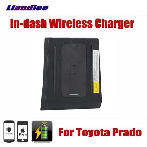Accessories For Toyota Prado 2017 2018 2019 Car Wireless Charger Storage In-dash For iPhone Android Phone Battery Charger