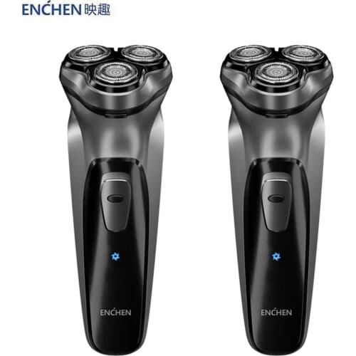 Stock Youpin Enchen BlackStone Rechargeable Electric Shaver 3D Triple Floating Blade Heads Shaving Razors Men Beard Trimmer Mach
