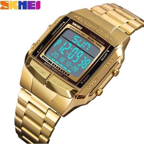 SKMEI Big Dial Design Quartz Analog Watches Waterproof Leather Strap Casual Mens Wristwatches Luminous Hand Calendar Display