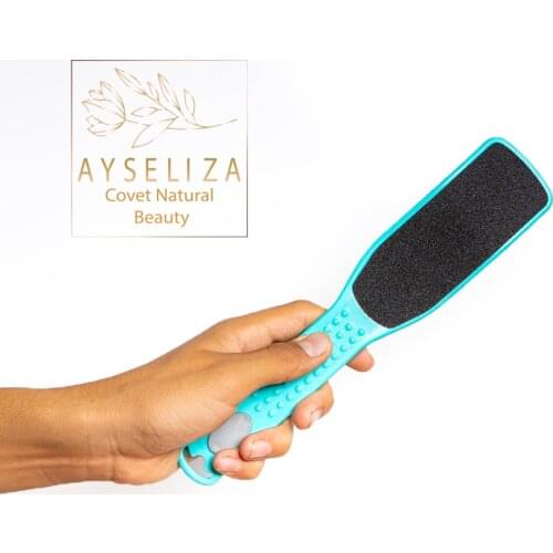 2 Effects Foot File and Callus Remover By Ayseliza Plastic Double Sided Rasp Heel Grater Hard Scrubber Pedicure Smooth Coarse