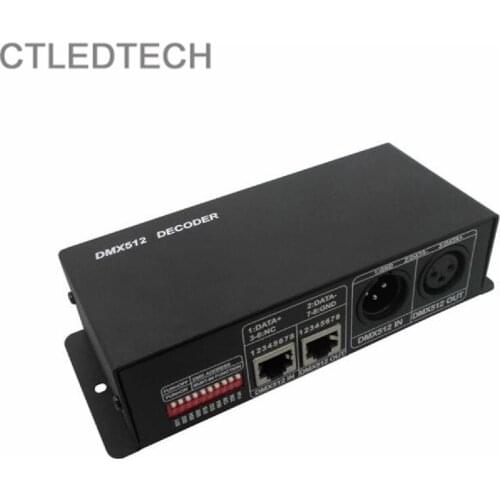 LED RGBW DMX512 decoder RGBW control decoding 4channel decoder For LED RGBW stirp light Tape light