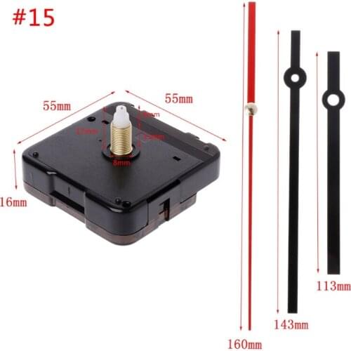 Quartz Clock Movement Mechanism Hands Wall Repair Tool Parts Silent Kit Set DIY