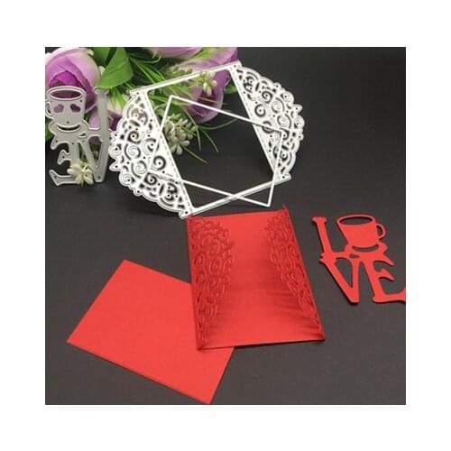 Metal love frame Cutting Dies Stencils for DIY Scrapbooking/photo album Decorative Embossing DIY Paper Cards