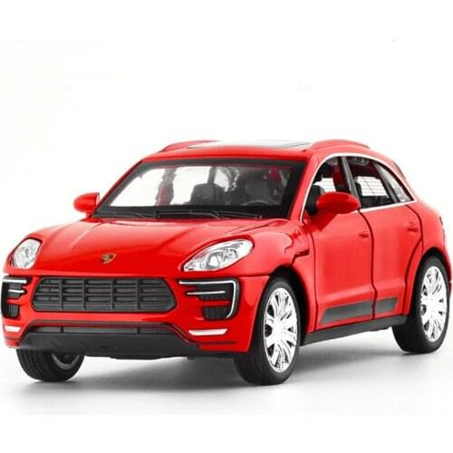 1:32 high simulation Macka car sound and light pull back alloy car model toys for children gifts