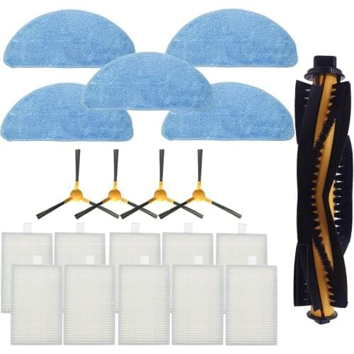 Side Brush HEPA Filter Mop cloth for Proscenic 800T 820S for LIECTROUX C30B Vacuum Cleaner Cleaning Filter Accessories kit