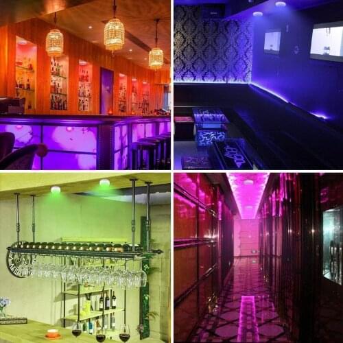 New 16-color cabinet light, color-changing infrared remote control press bedroom bedside toilet atmosphere led night light