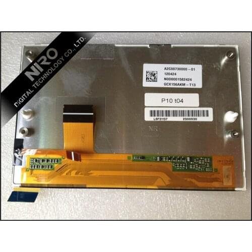 New Original LCD Display Screen Replacement GCX156AKM-T13 L5F31137 for Car GPS Navigation