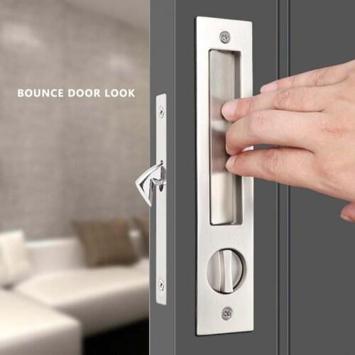 Invisible door lock Wooden door sliding door lock Bathroom kitchen balcony Sliding door lock Invisible hook lock Furniture hardw