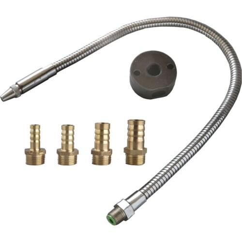 Turret Milling Machine Water Jet Pipe Drilling Machine Flexible Metal Flush Hose Water Pump Coolant Outlet Pipe Water Valve Base