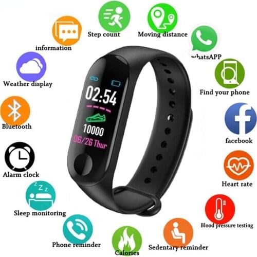 2021 Smart Watch Women Men Bluetooth Connect Heart Rate Blood Pressure Monitor Sport Smart Wristband For Xiaomi Android