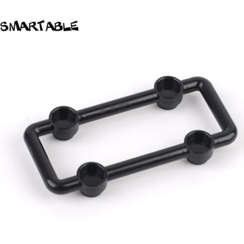 Smartable Rectangular Bar 3x6 with Four Studs Building Blocks MOC Parts DIY Toy For Child Compatible 23444 20pcs/lot