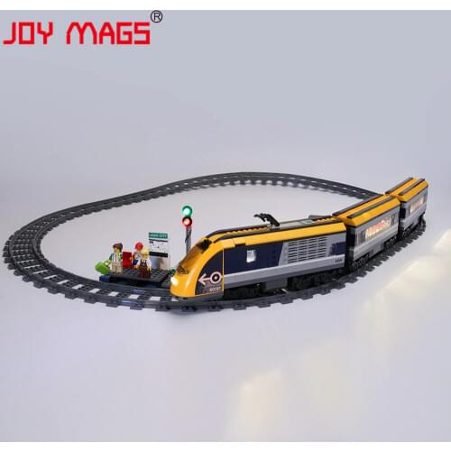 JOY MAGS Only Led Light Kit For 60197 City Series Passenger Train Compatible With 02117 11001 ,(NOT Include Model)